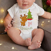 It Is My First Christmas Baby Short Sleeve Romper for Toddlers